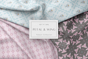 Insects & geometric motifs patterns