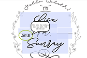 Lisa - a Baby Welcome PDF template, a Card Template by Roland Huse Design (Thumbnail 5 of 5)