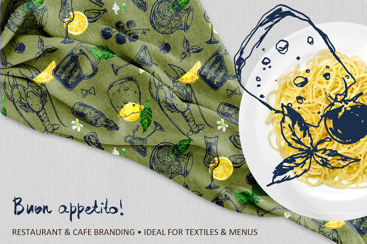 Amalfi Lemon Watercolor & Ink Kit, an Object Illustration by FineArt (Photo 4 of 10)