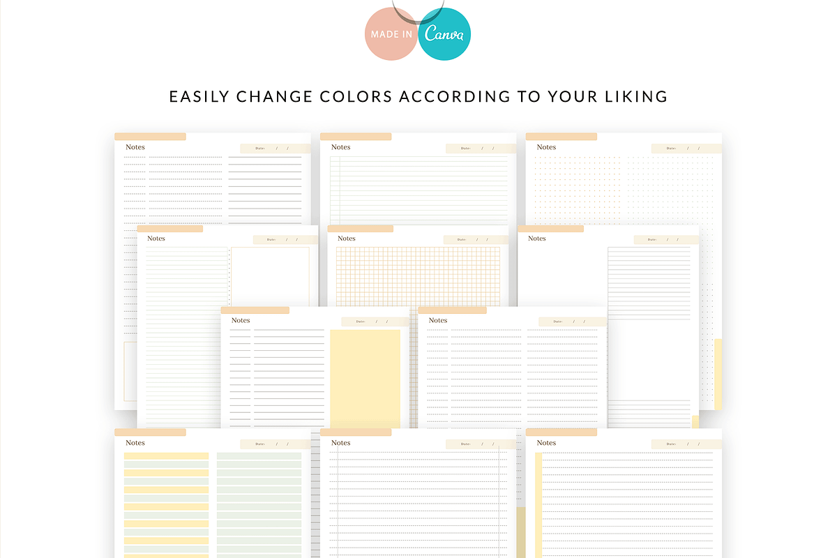 Ultimate Notes Bundle Pack, a Stationery Template by CreativeBundlex (Photo 3 of 7)