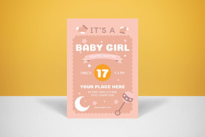 New Baby Born Invitation