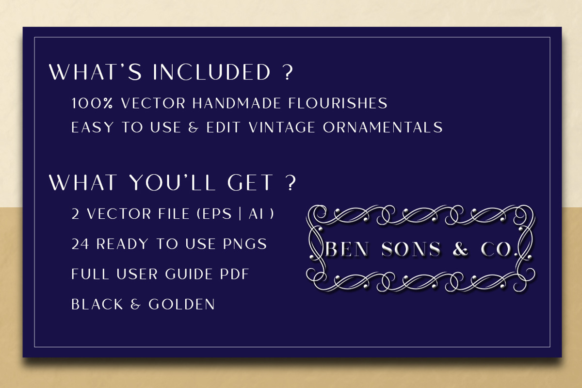 Vintage Decorative Flourishes Pack, an Object Graphic by Design Unique (Photo 9 of 11)