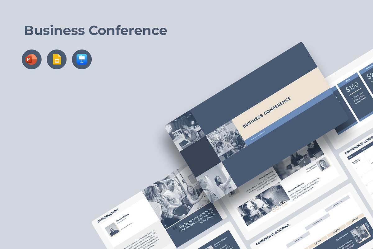 Business Conference Presentation, a Presentation Template by JetzTemplates (Photo 1 of 4)