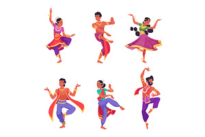 Indian dancers. Traditional, a Person Illustration by Onyx