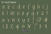 Ds Hand Regular, a Font by CozyFonts Foundry (Thumbnail 5 of 7)