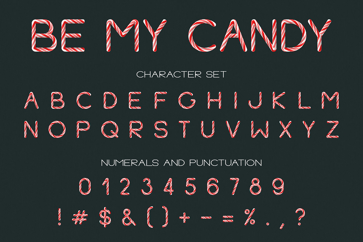 Be My Candy - OTF Color Font preview 4
