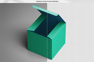 Square Box / Package Mock-Up 2