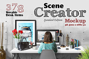 Scene Creator 5K Mockup (Standard), a Books & Magazine Mockup by Zabiegala MP (Thumbnail 1 of 10)