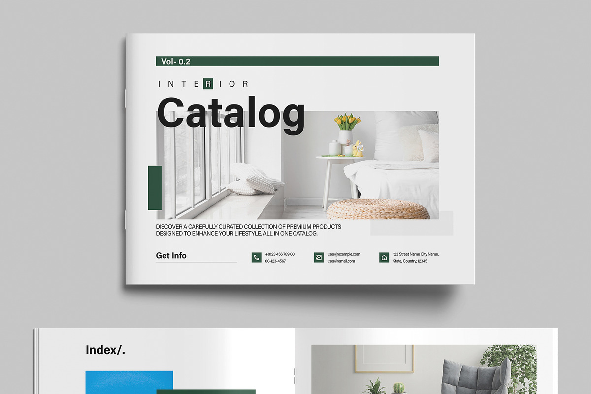 Modern Interior Product Catalog, a Brochure Template by MightyDesign (Photo 2 of 9)