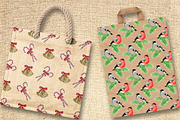 Watercolor Christmas patterns, a Pattern Graphic by AV Design (Thumbnail 3 of 6)