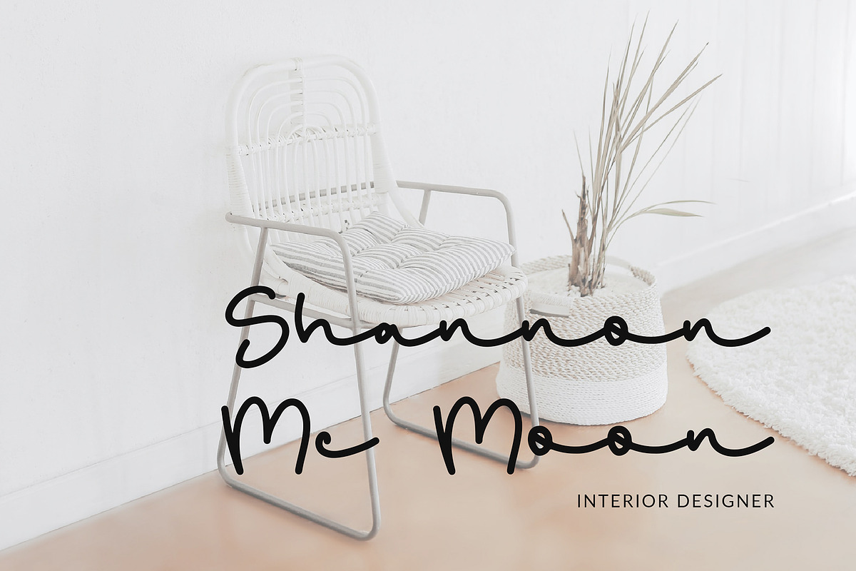 Rosabel Modern Signature Font preview 5