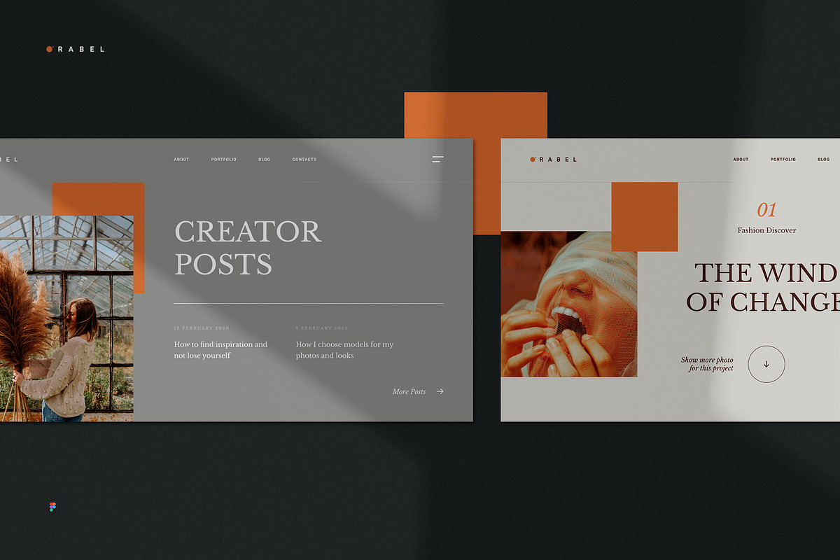 Orabel Web UI Kit, a Websites & App Template by Creatoly (Photo 4 of 8)