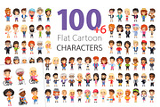 100 Casually Dressed Characters, an Education Illustration by Voysla's Shop (Thumbnail 1 of 5)