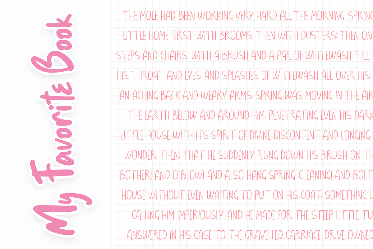 The Happy Journal Font Bundle, a Font by Lollipop Hand Drawn (Photo 7 of 8)