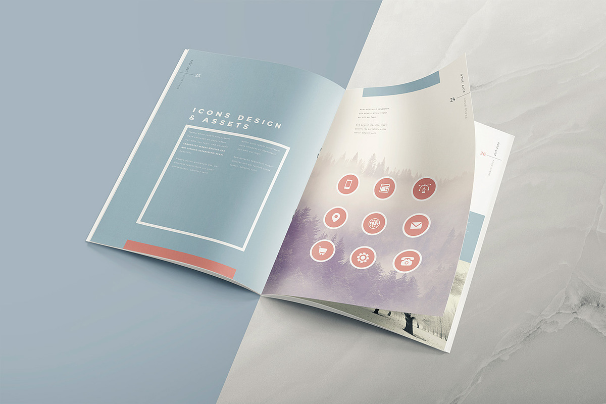 The Voyage - Brand Book Template, a Brochure Template by ZippyPixels (Photo 11 of 16)