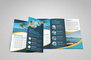Travel Trifold Brochure, a Brochure Template by SamiSimply7 (Thumbnail 4 of 4)