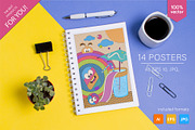 14 Children's cards with characters, an Animal Illustration by KENO Mascots (Thumbnail 4 of 10)