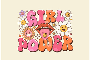 Groovy Girl Power Quote