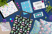 Funny Monsters| watercolor set, an Illustration by SimpleLesia (Thumbnail 4 of 7)