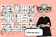 Street Style Squad: A funky clipart, a Person Illustration by NiiiNArt (Thumbnail 2 of 6)