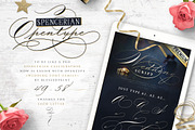 The Wedding Script & Invitation set, a Script Font by Blessed Print (Thumbnail 2 of 11)