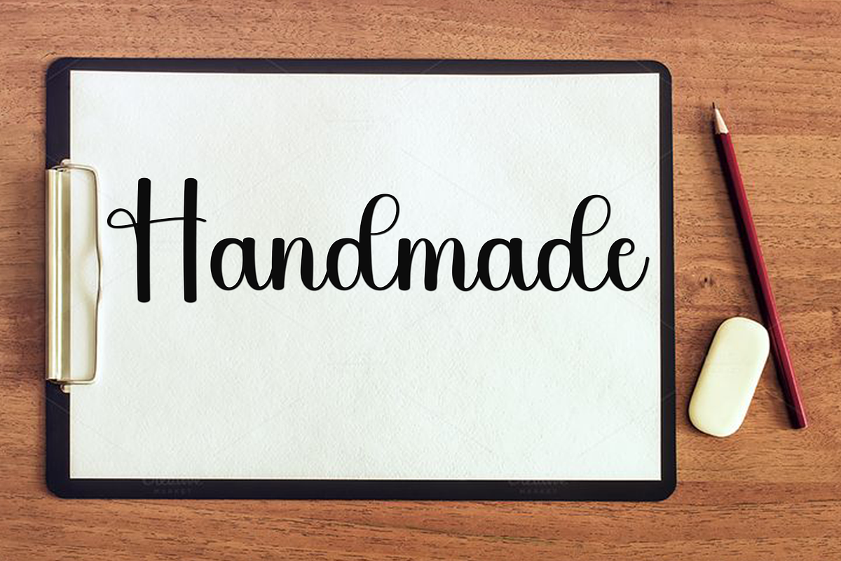 Elegant Valentine, a Handwritten Font by InermediaSTUDIO (Photo 6 of 8)