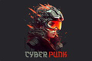 Asian cyberpunk bundle., a Person Illustration by Fractal fonts & graphics (Thumbnail 11 of 20)