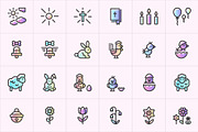 Easter icon set, an Icon by OPALE (Thumbnail 3 of 12)