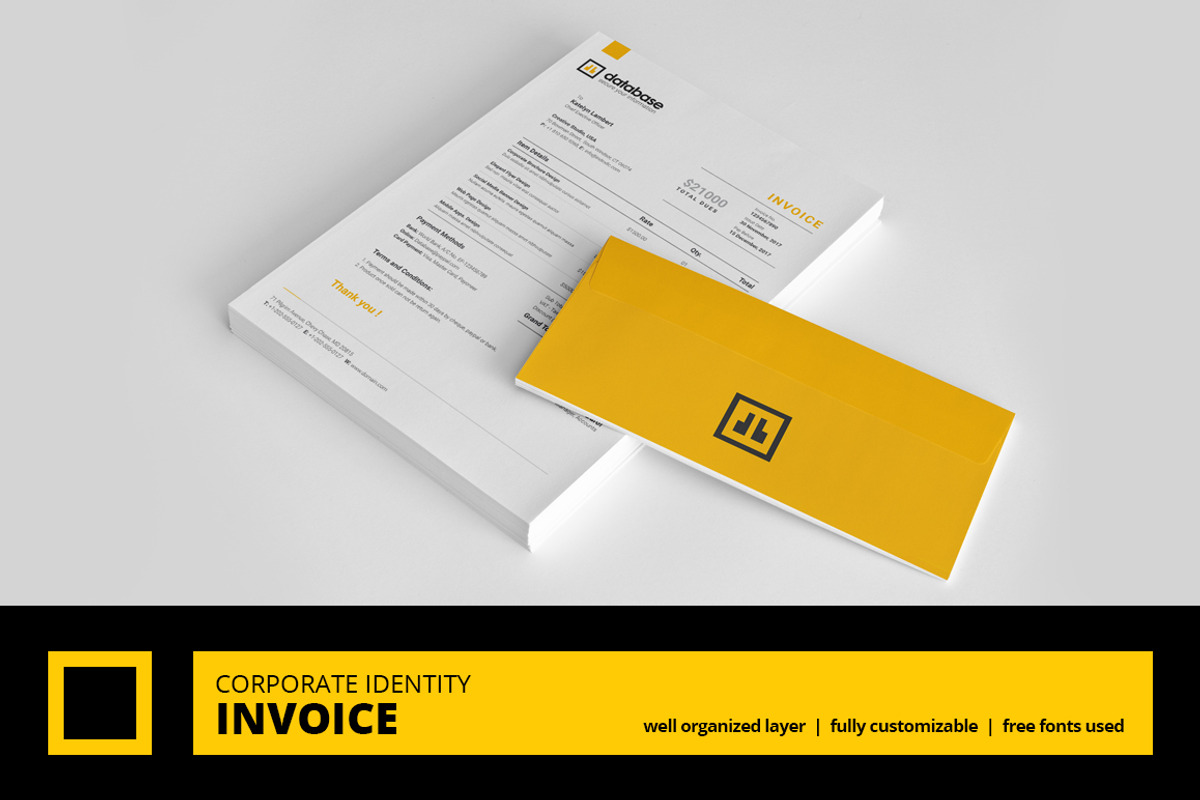 Brand Identity, a Stationery Template by DesignJanala (Photo 4 of 7)