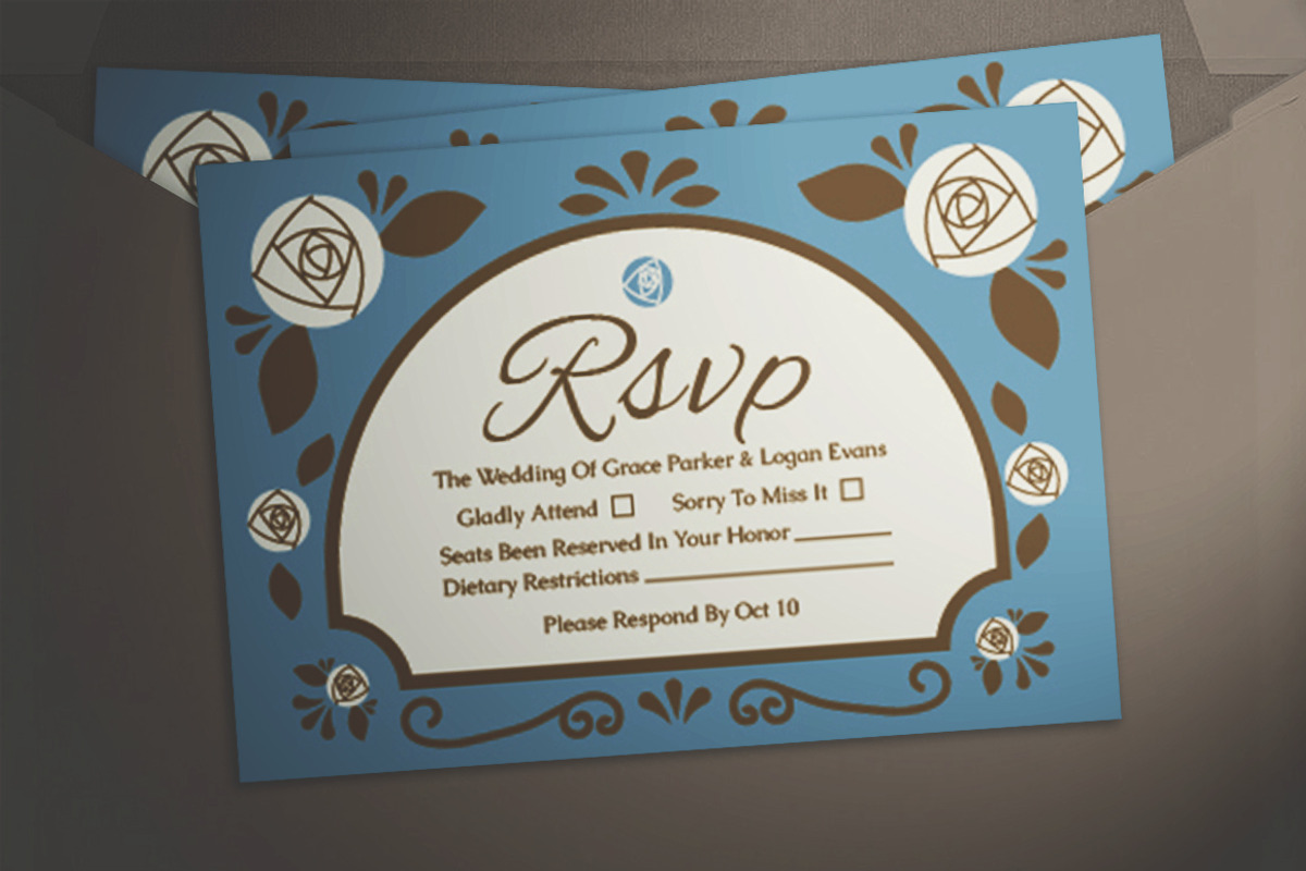 Vintage Wedding Invitation Suite, an Invitation Template by The Good Store (Photo 3 of 4)