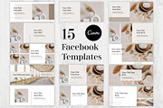 15 Facebook Cover Template Canva, a Social Media Template by Paperweight Memories (Thumbnail 1 of 5)