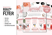 Beauty Fashion Print Flyer Template, a Flyer Template by HaywireMedia & Mockups (Thumbnail 1 of 2)