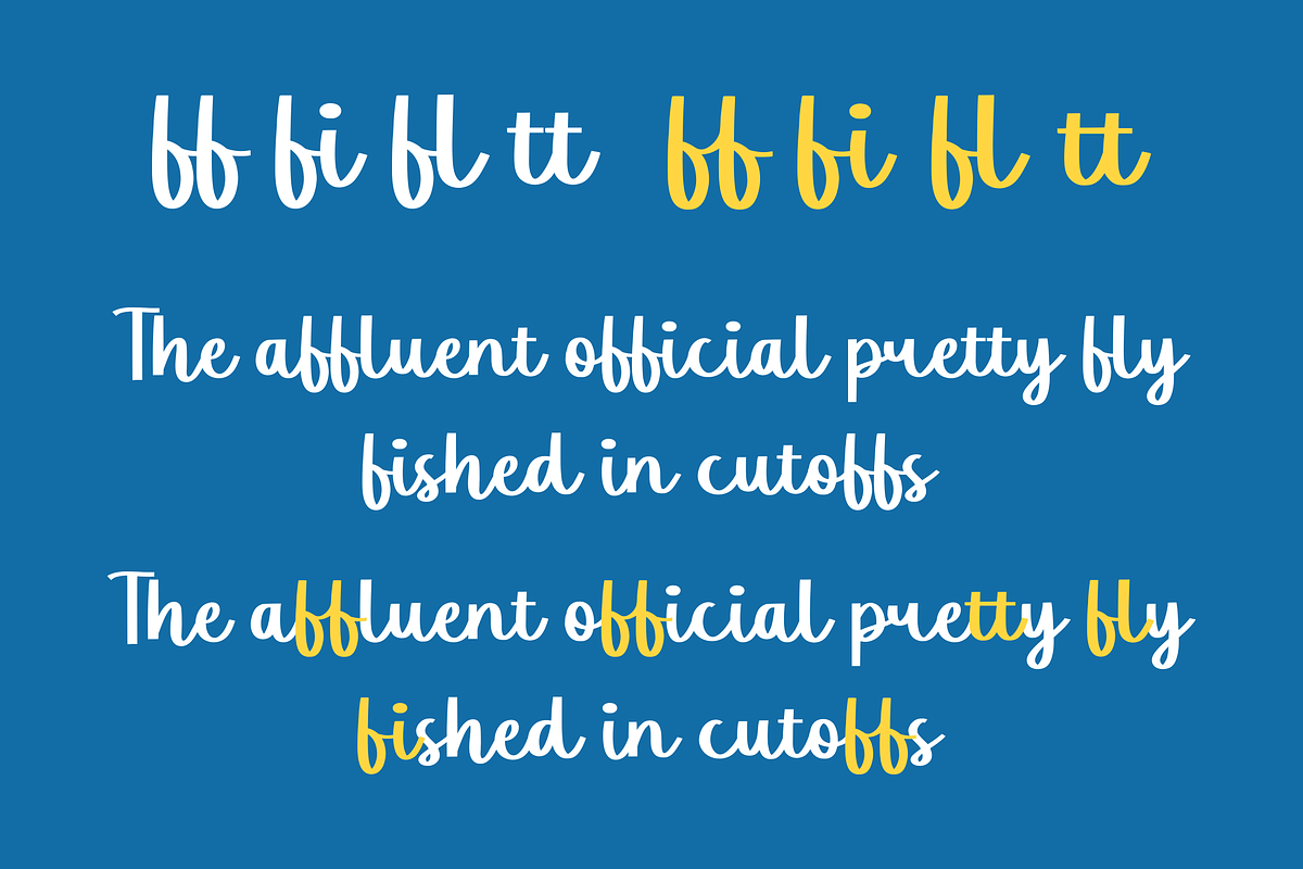 Summer Lightning Font, a Script Font by Allouse Studio (Photo 4 of 11)