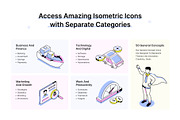 250 Universal Isometric Icons, an Object Illustration by Prosymbols (Thumbnail 6 of 13)