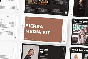 Media Kit Google Slides Template