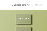 Business Card Mockup Template Bundle, a Business Card Template by PrintPixel (Thumbnail 34 of 104)
