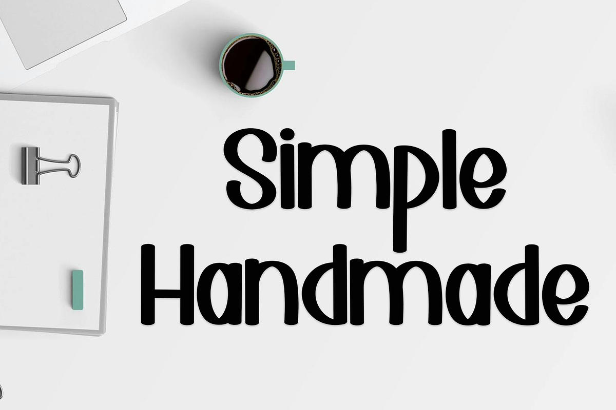 Simple People, a Font by InermediaSTUDIO (Photo 6 of 7)