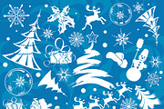 Christmas and New Year Backgrounds, a Decorative Illustration by TAlex (Thumbnail 6 of 7)