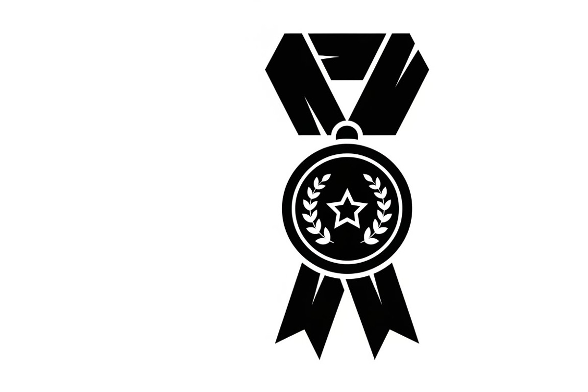 Modern medal icon vector logo design, an Illustration by Amazin_art (Photo 17 of 29)