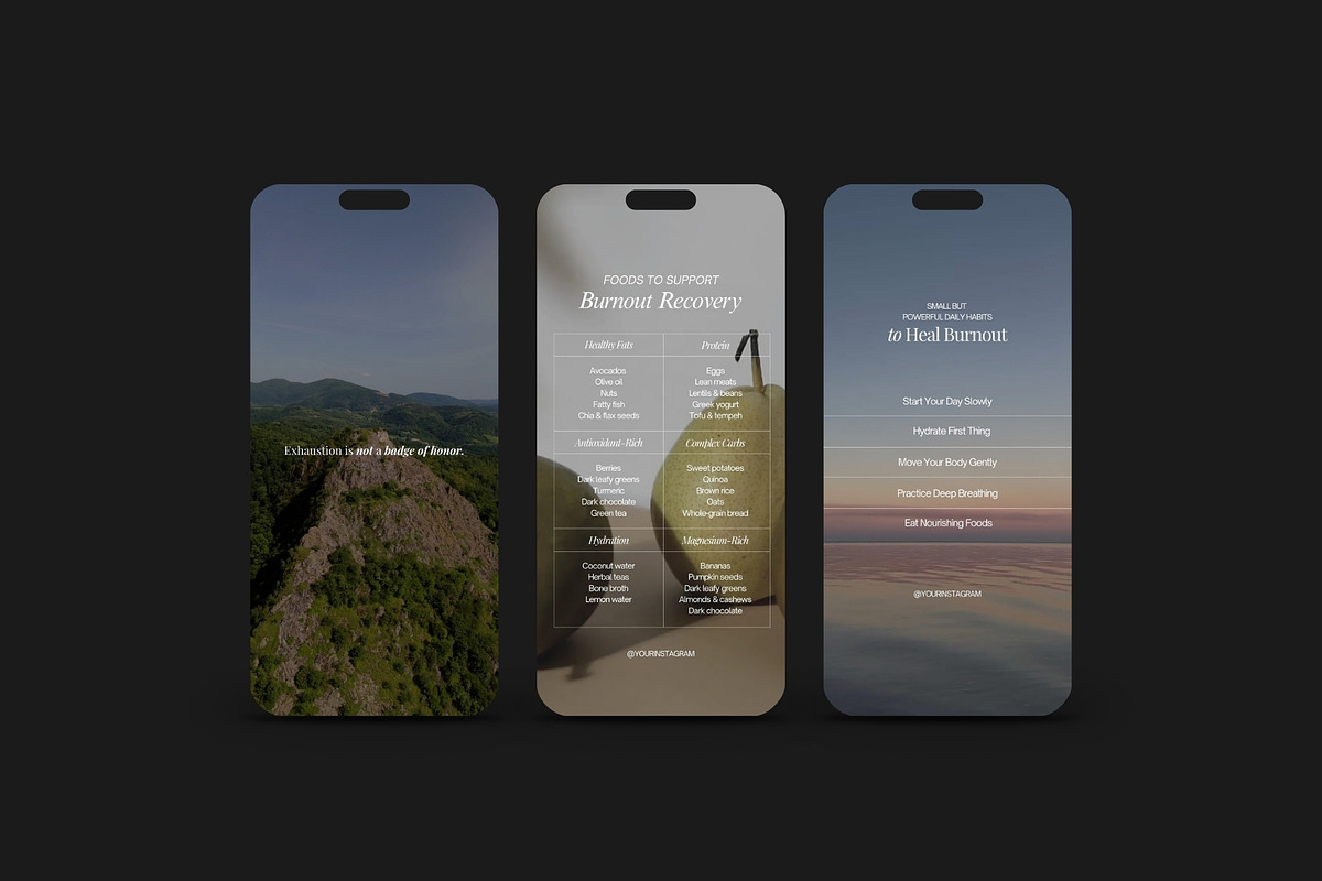 245 Holistic Reels Bundle Templates, a Social Media Template by Terraa Studio Design (Photo 8 of 10)