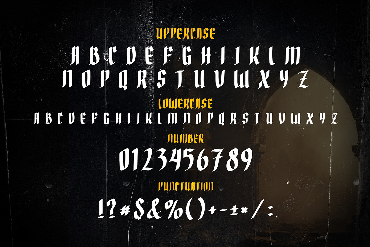 Scrivener Handwritten Blackletters, a Blackletter Font by dansdesign (Photo 2 of 12)