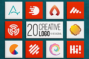 20 Creative Logo VOL.1 (94%OFF), a Branding & Logo Template by Michael Rayback Design (Thumbnail 1 of 5)