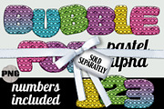 Bubble Pop Fidget Alphabet PNG Set, an Object Graphic by AlexandHer Digital Art (Thumbnail 4 of 5)