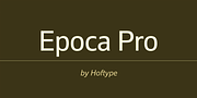 Epoca Pro, a Sans Serif Font by Hoftype (Thumbnail 1 of 9)