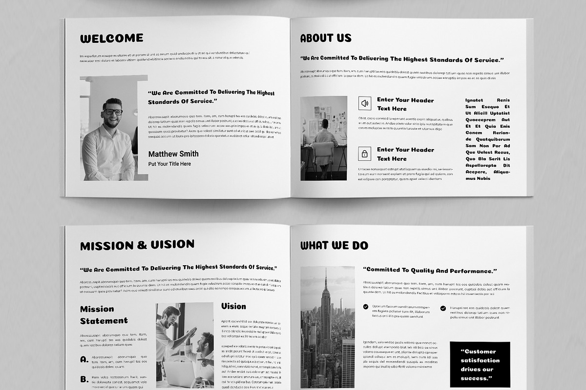 Business Company Profile, a Brochure Template by ContestDesign (Photo 3 of 5)