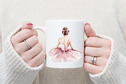Watercolor Blush Pink Ballerina Clip, an Illustration by designcity5 (Thumbnail 4 of 5)