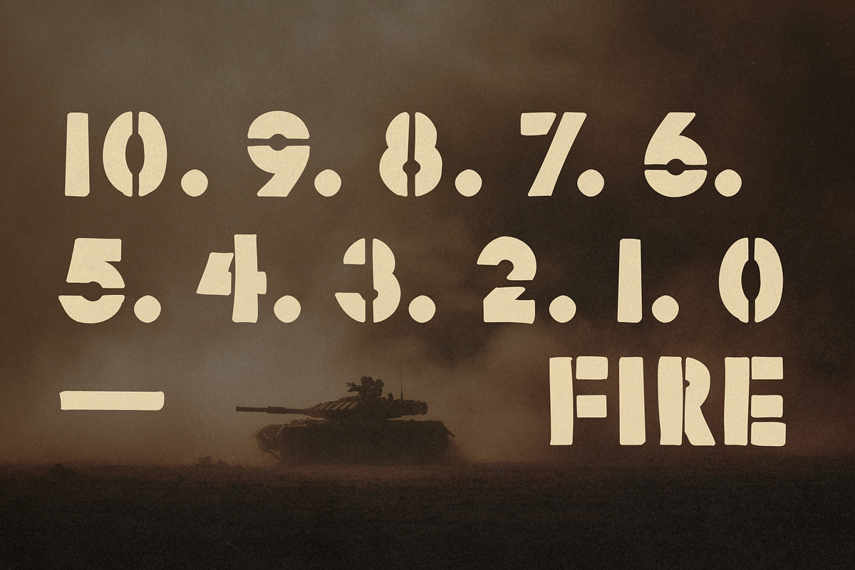 Stencil Force - Military & Army Font, a Handwritten Font by HipFonts (Photo 3 of 7)