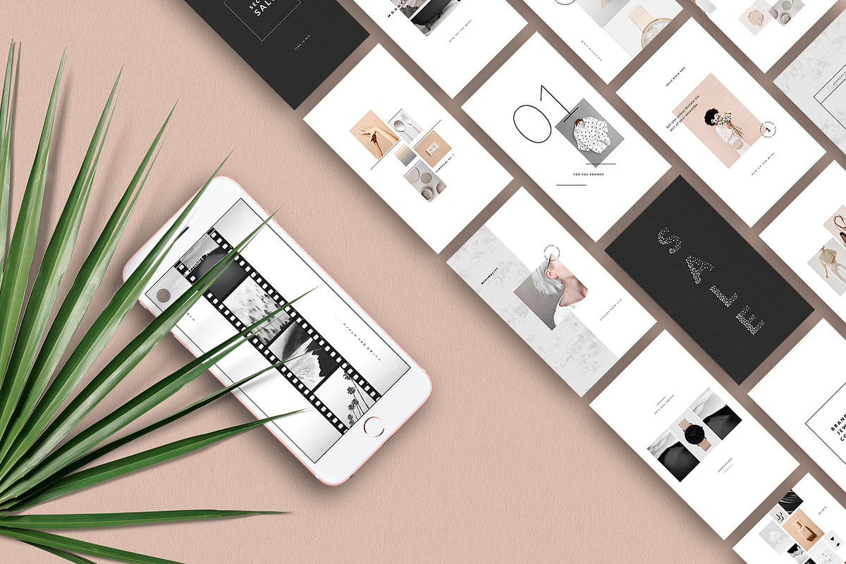 ANIMATED Minimalist Social Media Kit, a Social Media Template by Ruby&Heart Studio (Photo 3 of 12)