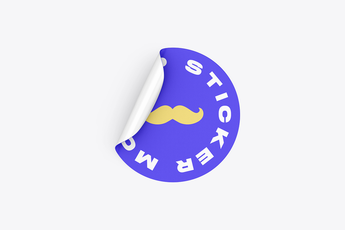70+ Must-Have Sticker Mockups, a Mockup by Mockupdaddy (Photo 29 of 70)