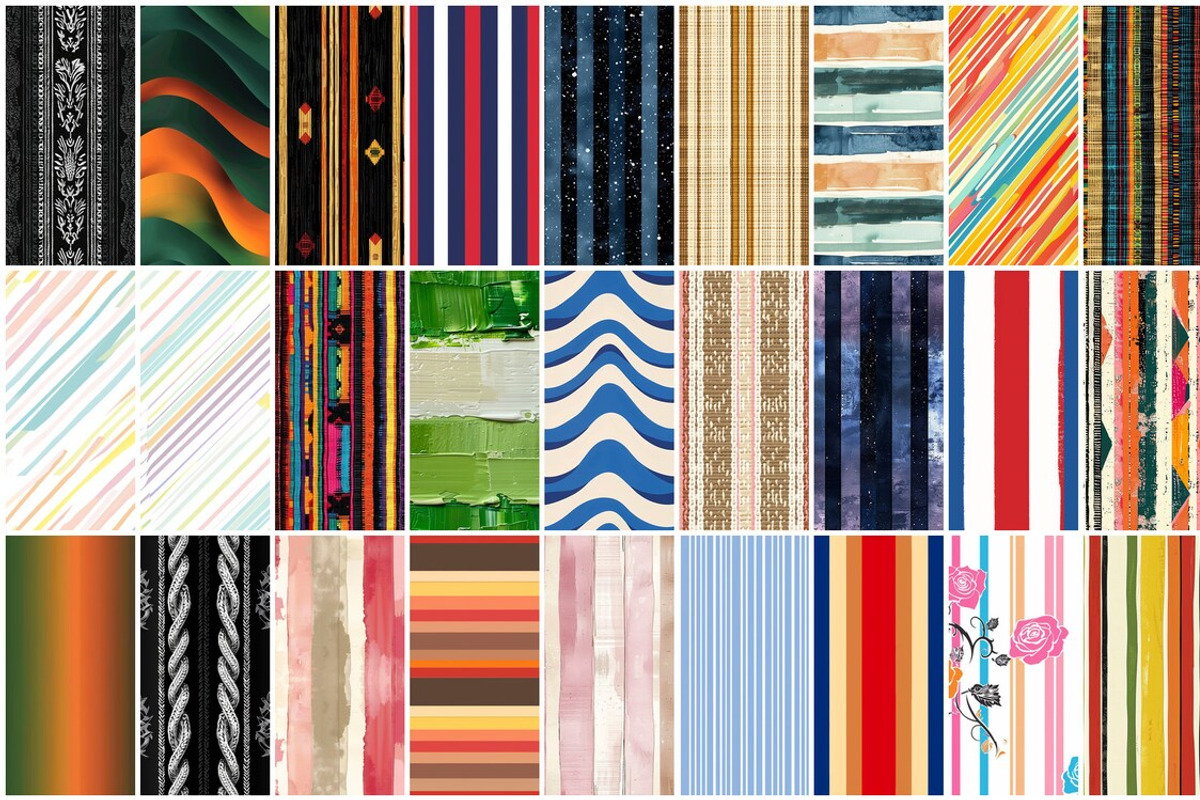 230 Striped Stripes Seamless Pattern, a Pattern Graphic by mkStudioLab (Photo 8 of 8)